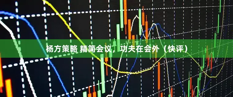 杨方策略 精简会议，功夫在会外（快评）